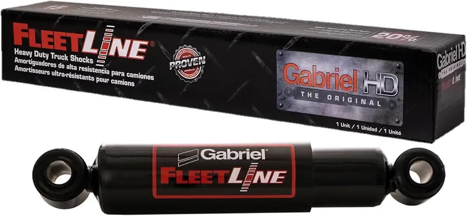 Gabriel 83130 FleetLine HD Truck Rear Shocks Fits Ridewell Corp Truck Air-Rides; SAF Holland Trailer Air Suspension; Wabash; OEM# 1266009B000, 90045040, 90045666 3919572 NEW90045040