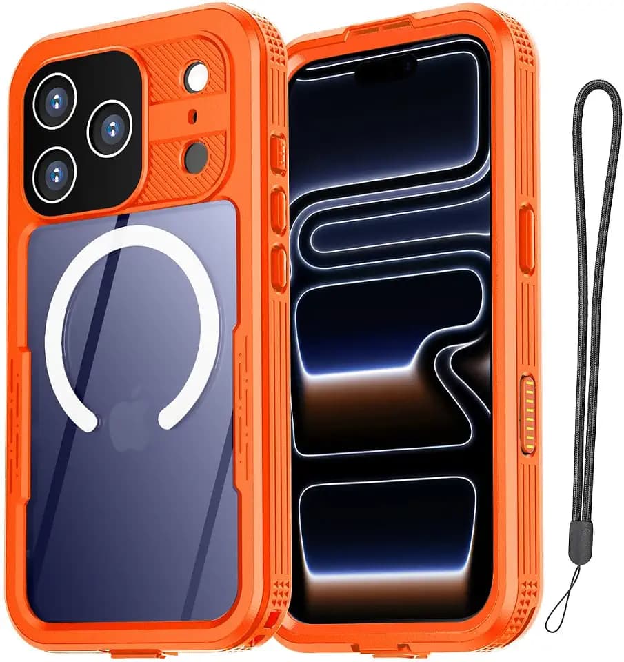 AICase Waterproof Case for iPhone 17 Pro with MagSafe Clear Water Proof Snowproof/Dustproof/Shockproof,IP68 Certified 360 Full Body Protection Fully Sealed Underwater for iPhone 17 Pro_96