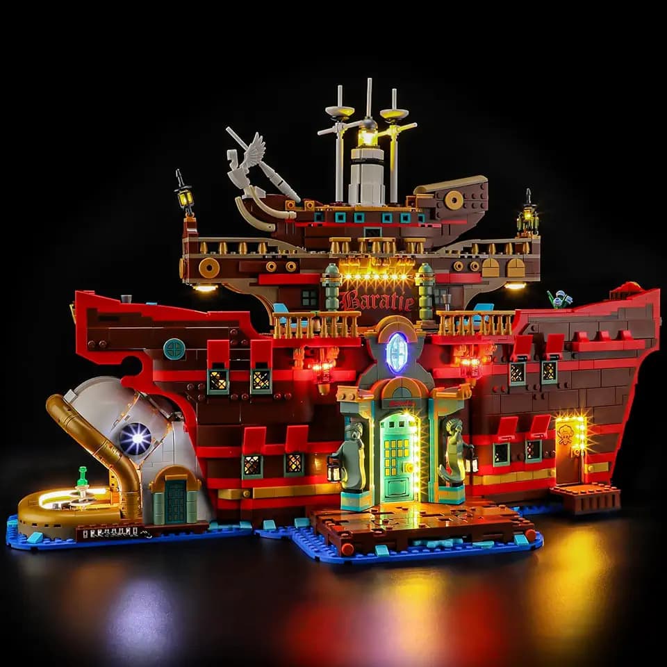 BRIKSMAX LED Beleuchtung kompatibel mit LEGO 75640 Baratié Restaurant
