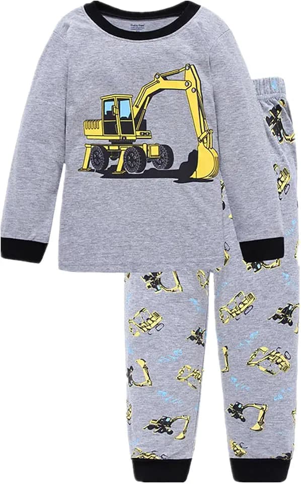 Little Hand Jungen Zweiteiliger Schlafanzug Baumwolle Lange Nachtwäsche Kinder Pyjama