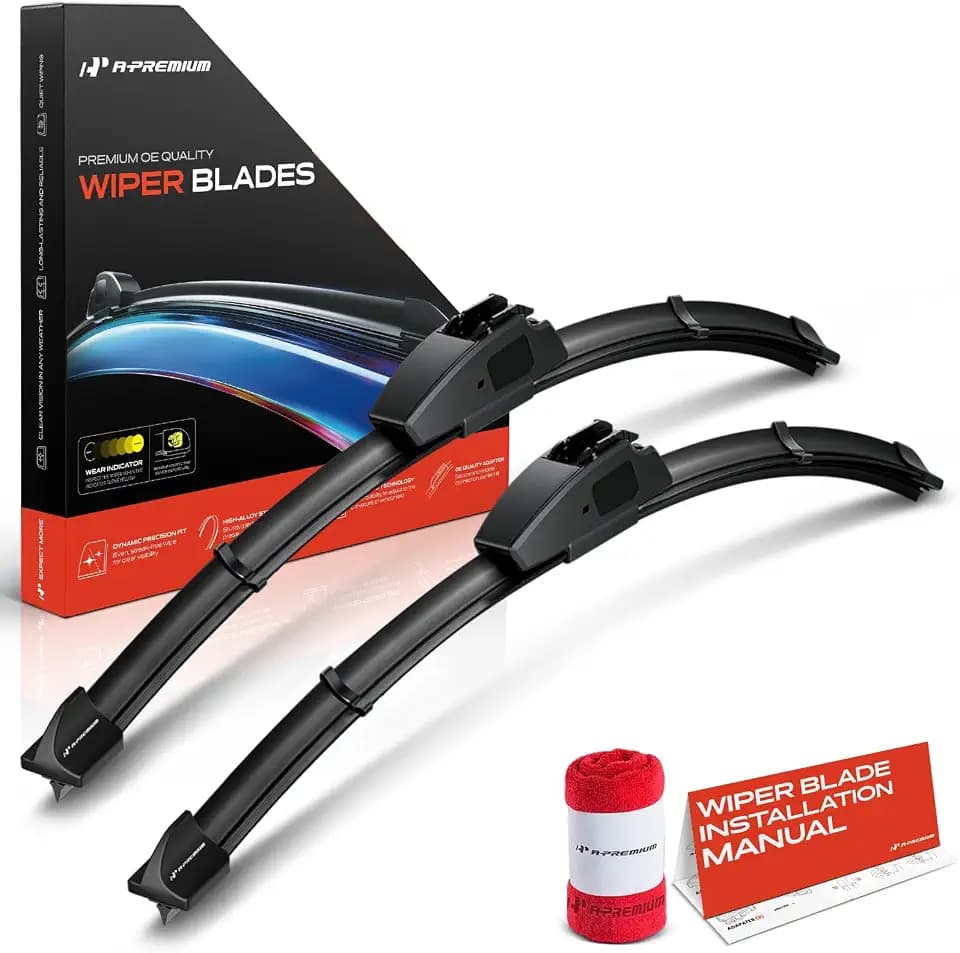 A-Premium 18" + 18" Windshield Wiper Blades Compatible with GMC Yukon