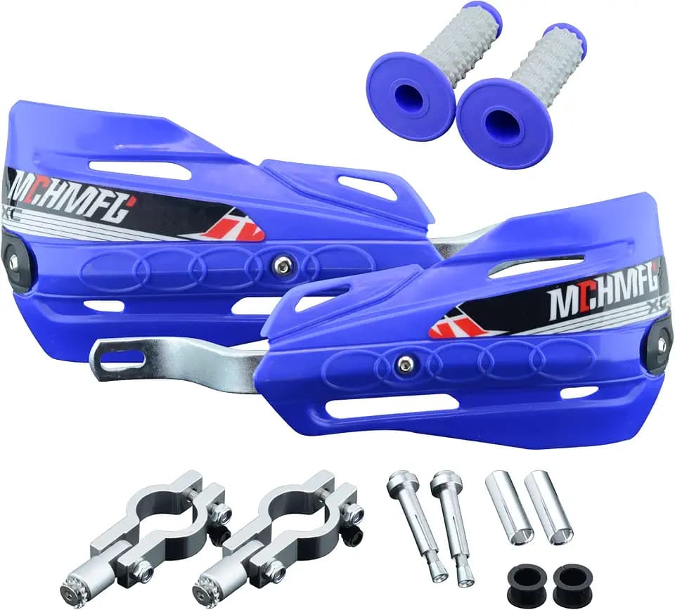 Dirt Bike Hand Guards with Grips - Universal Motorcycle Handguards for Pit Bikes ATV Motocross Enduro