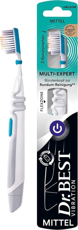 Dr.BEST Vibration multi expert Zahnbürste, Mittel (1 Stück)