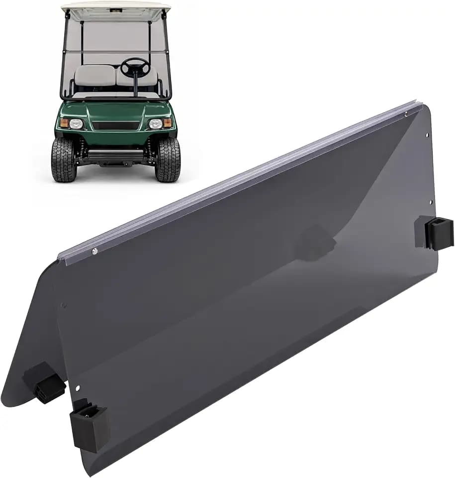 HECASA Tinted Windshield Compatible with 85-95 G2/G9 Models Golf Cart Fold