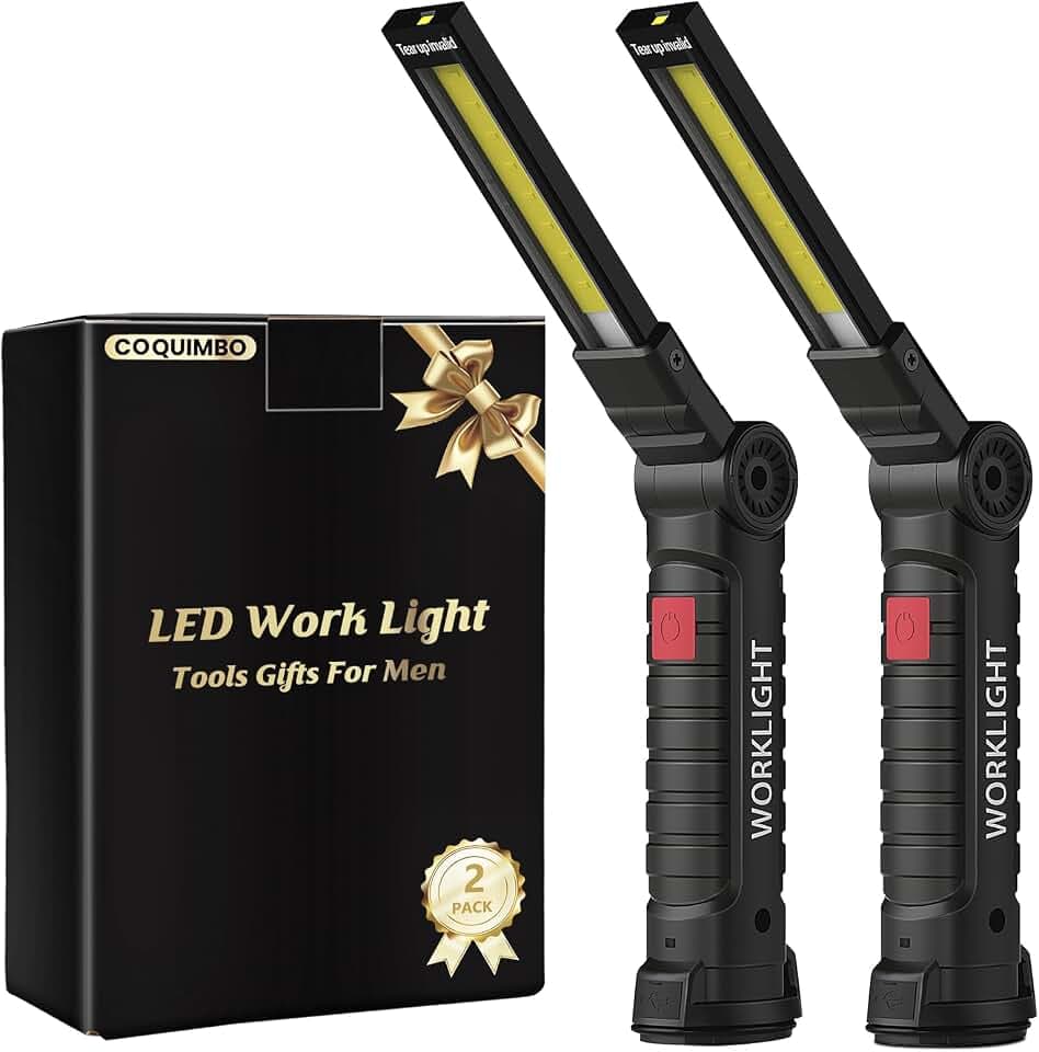Coquimbo 2 Stück Werkstattlampe LED, Kleine Weihnachtsgeschenke für Männer