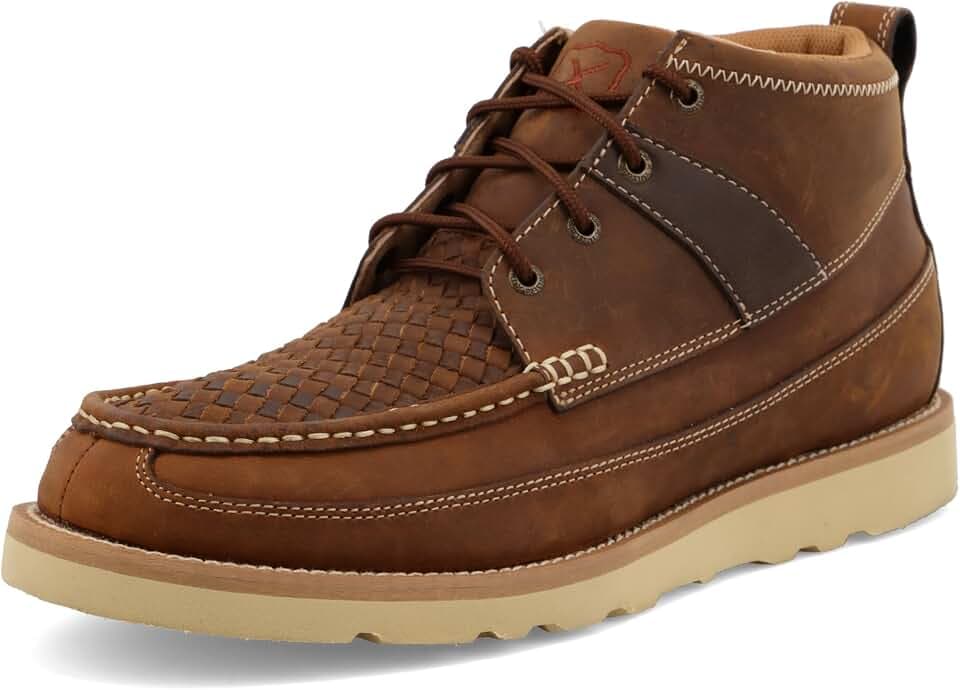 Twisted X Men's 4" Wedge Sole Boot, Round Toe