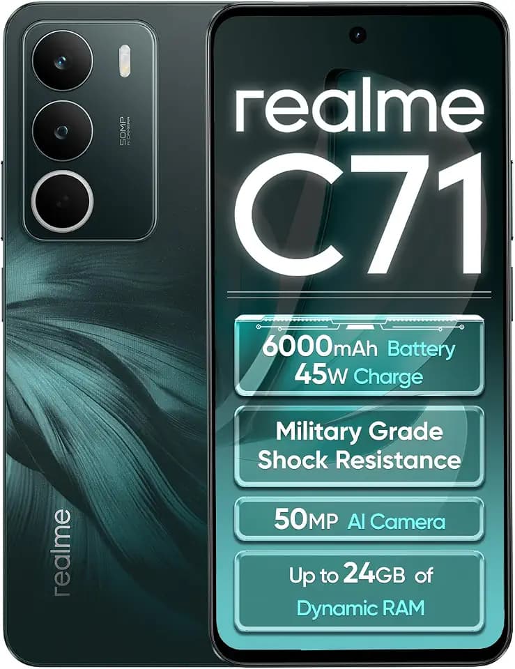 realme C71 Smartphone 8GB+256GB, Green