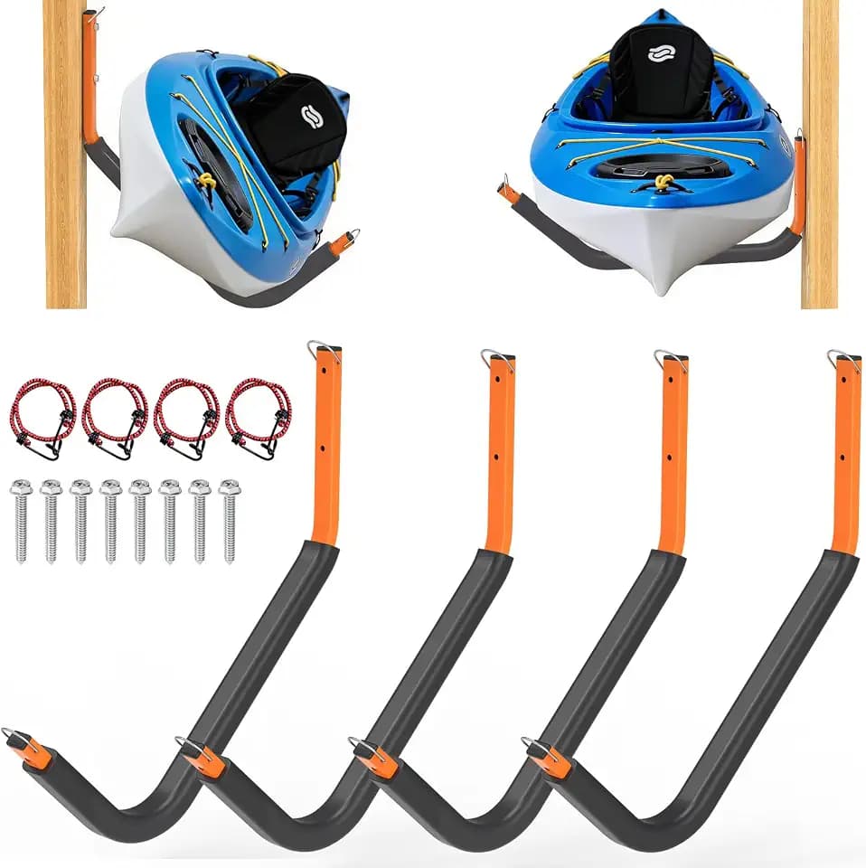 Large Kayak Wall Hanger, 26 Inch Canoe Storage Rack
