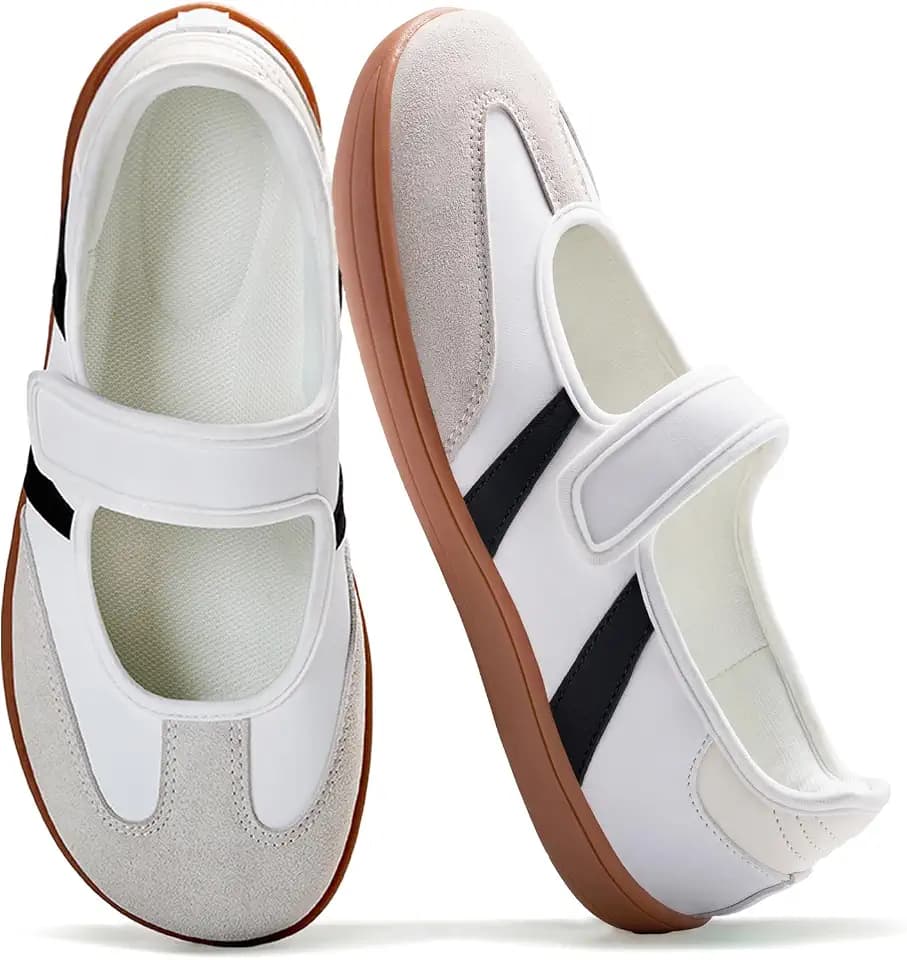 Barefoot Shoes Women Mary Jane Shoe,Wide Toe Box Comfortable Mary Jane Flat