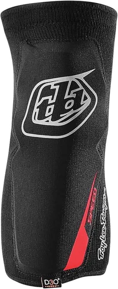 Troy Lee Designs Speed Knee Sleeve (1 Pair), Compression Knee Brace for Men and Women, BMX Body Armor, X-Large / XX-Large, 4mm, Black