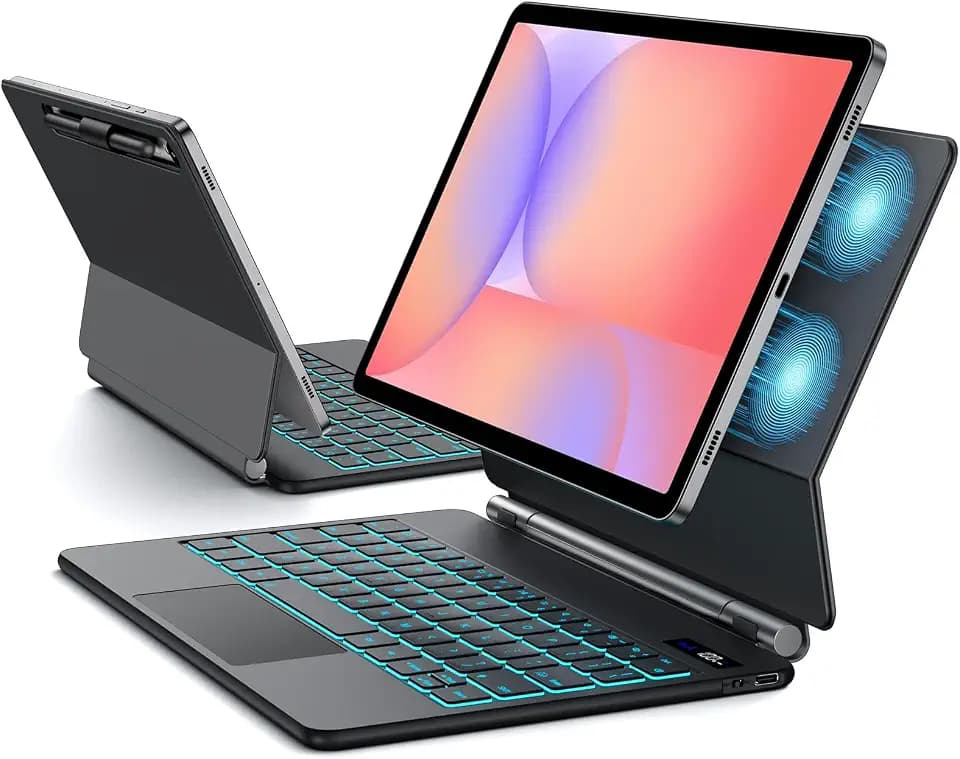 JUQITECH Magic Style Keyboard Case for Samsung Galaxy Tab S11 S10 Lite S9