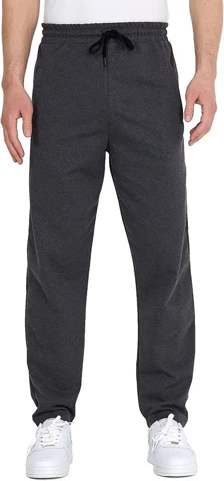COMEOR Jogginghose Herren mit Reißverschlusstaschen Baumwolle Trainingshose - Sporthose Jogginghosen Männer Jogger | Jungen Freizeithose