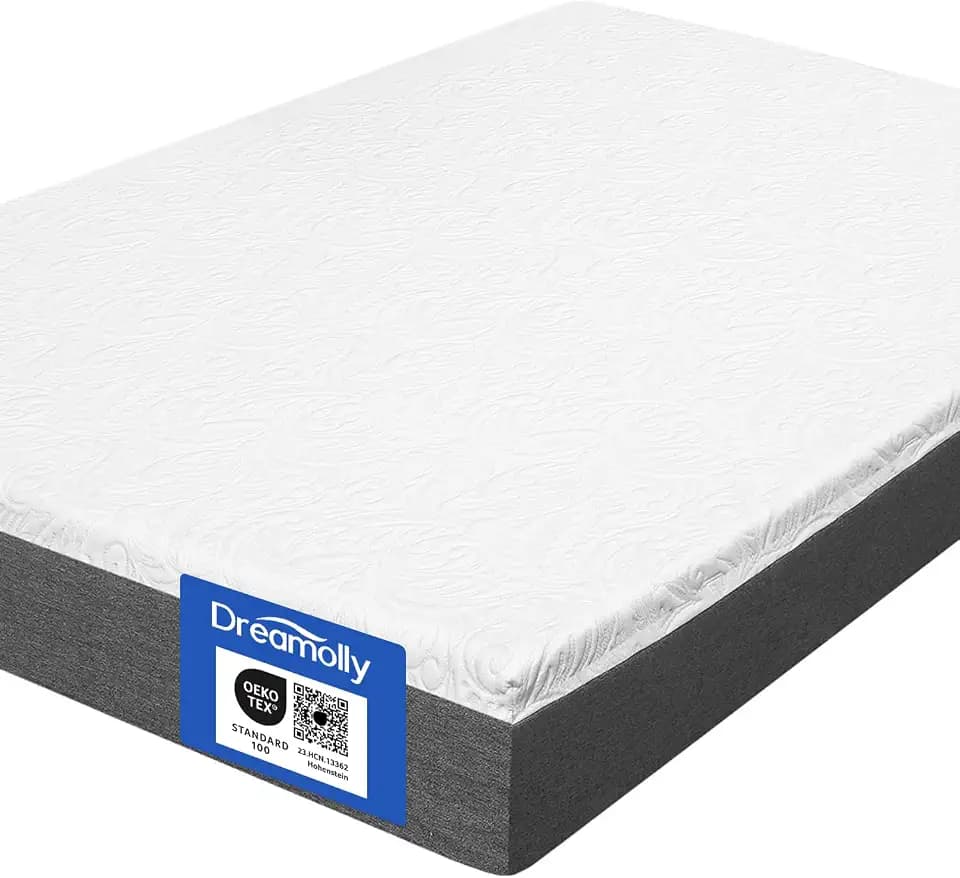 Premium Visco-Gedächtnisschaum Matratze 180x200 cm, 20 cm Höhe – Perfekte Druckentlastung, Klimaregulierender Bezug, Gerollt, Oeko-TEX