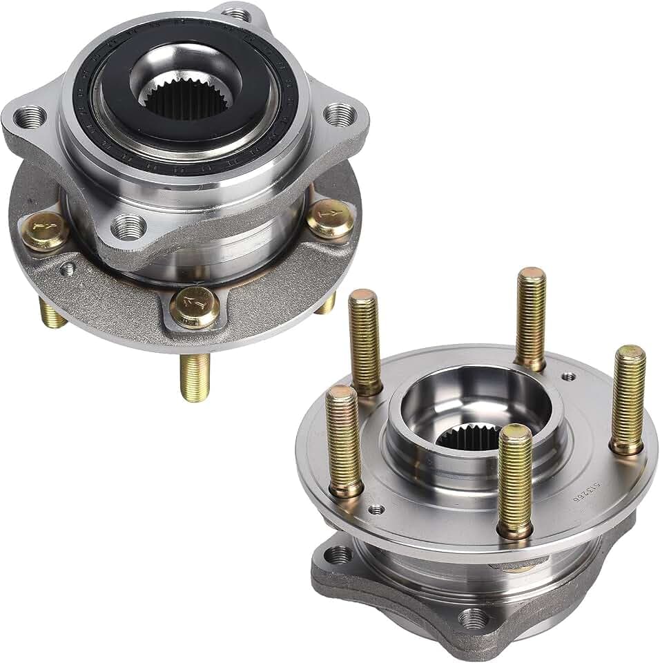 KUSATEC 513266 2pcs Front/Rear Wheel Bearing and Hub Assembly