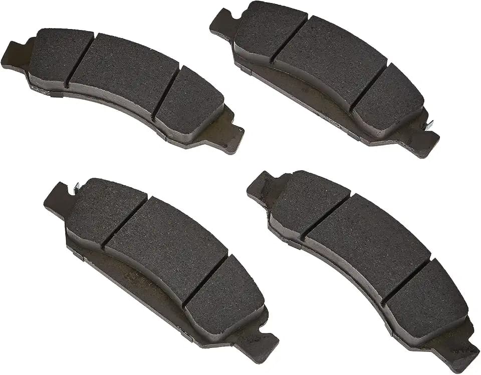 ACDelco Silver Front Brake Pad Set with Hardware 14D1367CH | GM 19286281 Ceramic Front Brake Pads for Select Cadillac, Chevy, Chevrolet, GMC, and more