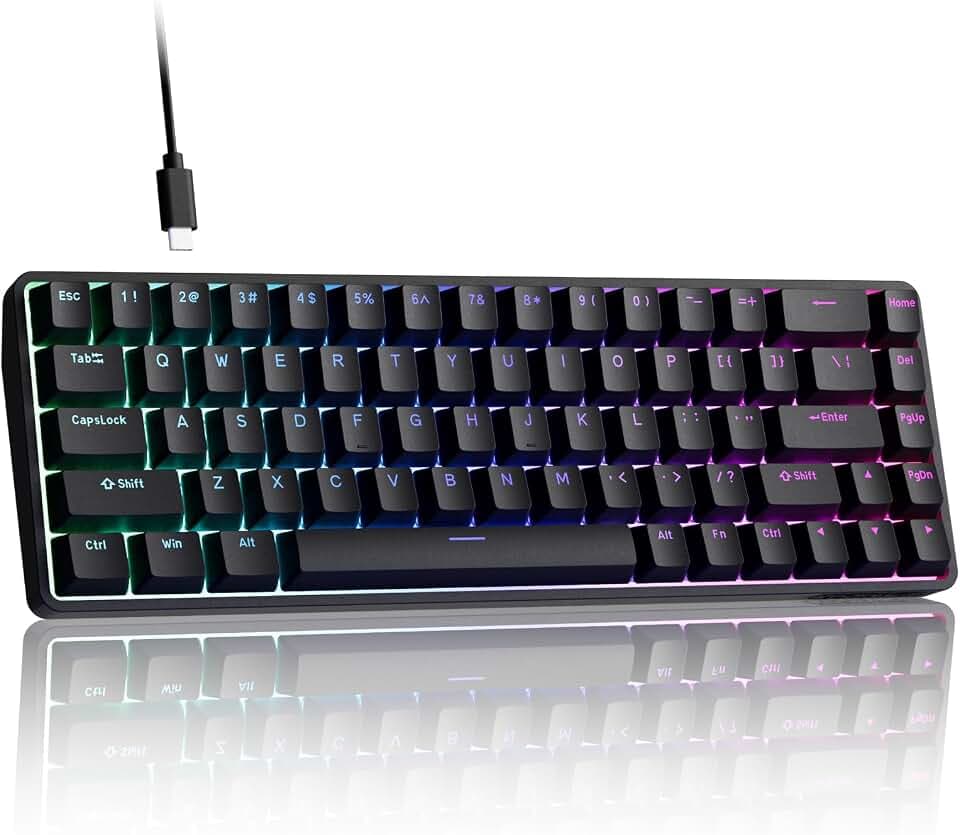 TMKB T68-C HE Hall Effect 60% Gaming Keyboard, 8000Hz, 0.02mm Rapid Trigger