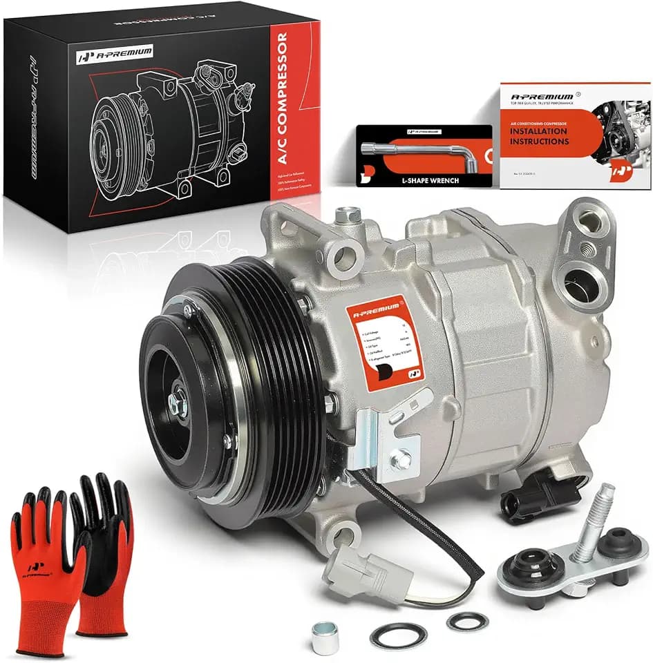 A-Premium Air Conditioner AC Compressor with Clutch