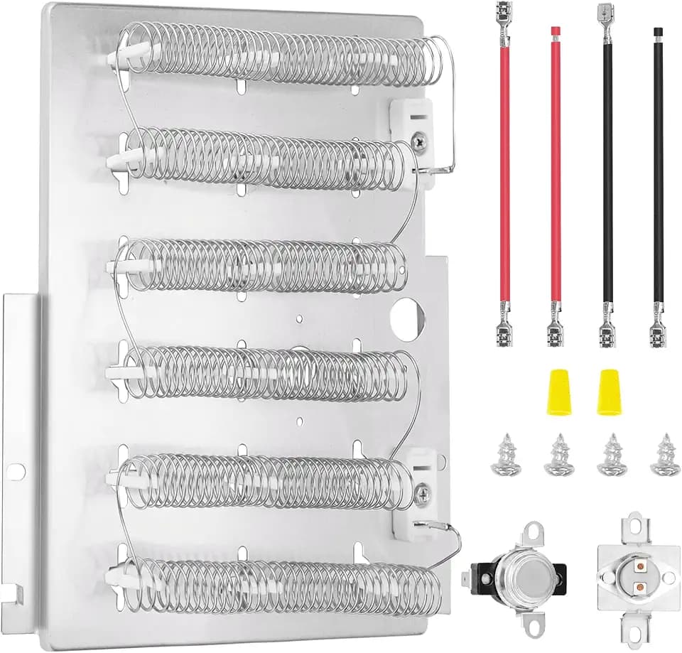 【Upgraded】510329P Speed Queen Dryer Heating Element OEM for ADE3SRGS173TW01 ADE3LRGS171TW01 ADE30RGS171TW01 ADQ6HRYS177TW01 ADEE9RGS173TW01,Replace Part Number 61927 503978 56047-1 years warranty