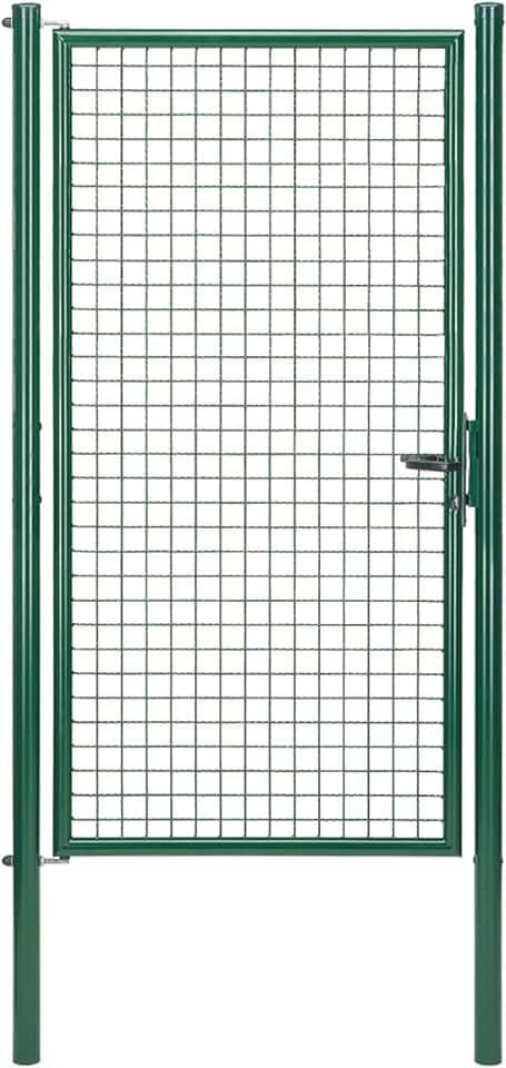 Alberts 600402 Wellengitter-Einzeltor | verschiedene Breiten und Höhen | grün | Breite 102 cm | Höhe 200 cm