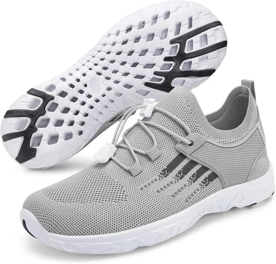 Water Shoes for Men Women Mesh Barefoot Hiking Swim River Shoes Adult Lake Pool Aqua Socks Beach Surfing Kayaking Sport Accessories Camping