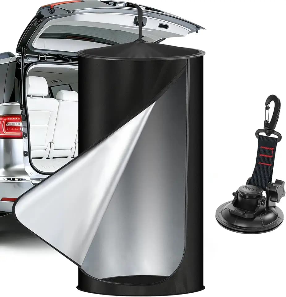69" Pop Up Privacy Tent for Car, Portable Camping Shower Toilet Tent