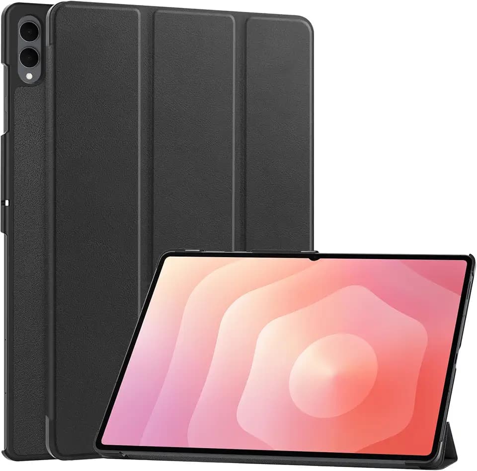 Fitudoos Hülle Kompatibel mit Samsung Galaxy Tab S11 Ultra/S12 Ultra 14.6 Pouce - Ultra Dünn mit Standfunktion Slim Smart Schutzhülle,mit Automatischer Schlaf-/Wachmodus–Schwarz