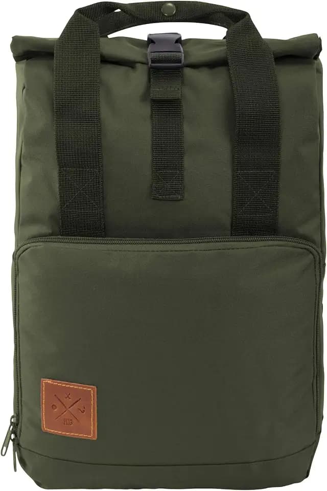 Manufaktur13 M13 RollTop DayPack - wasserdichter Roll Top Rucksack (15L), Kurierrucksack mit Innenfach, wasserabweisendes Material, verstellbare Gurte (Dazzle)