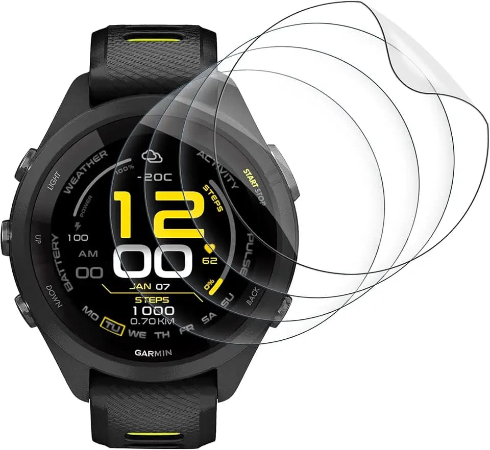 4 Stück Schutzfolie für Garmin Forerunner 265S Folie