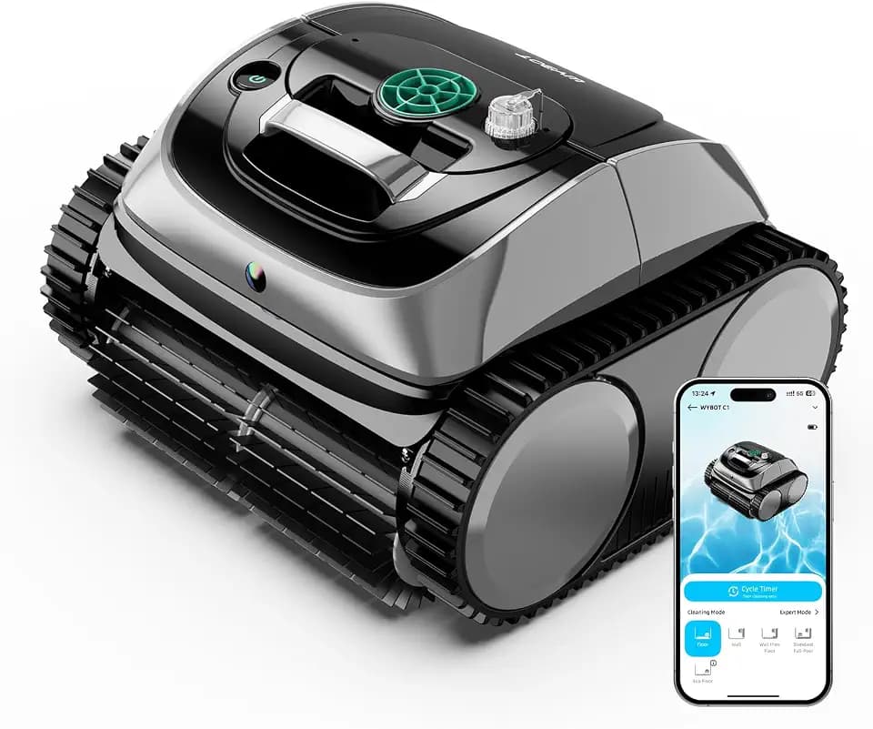 WYBOT C1 Cordless Robotic Pool Vacuum for Inground Pools, Professional