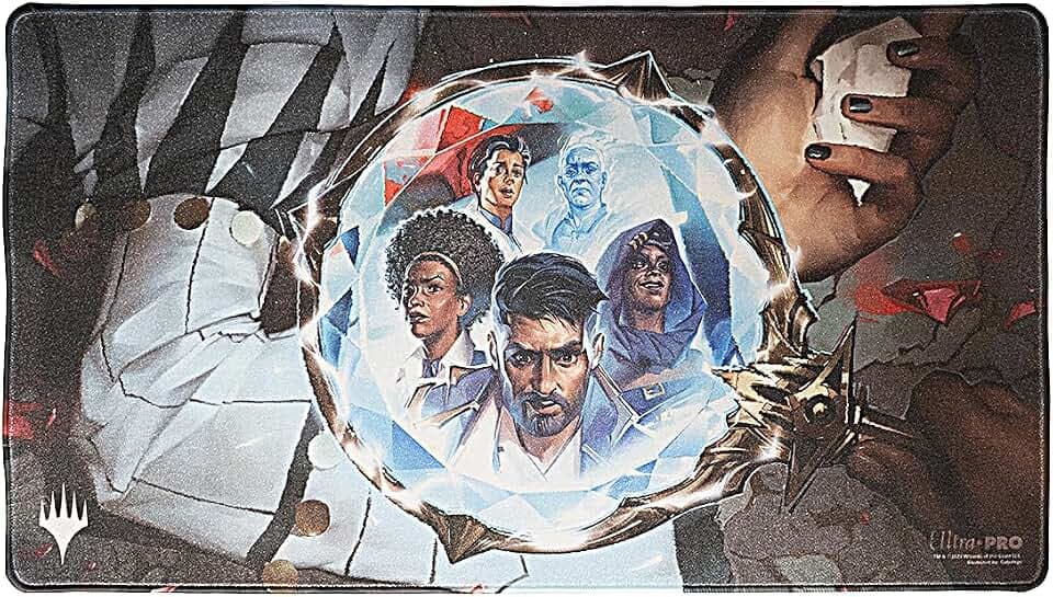 Ultra PRO - MTG Murders at Karlov Manor Holofoil Playmat, Holofoil Art of Murders, Durable Tabletop Professional Card Game Desk Mat Accessories MTG Collector's Item