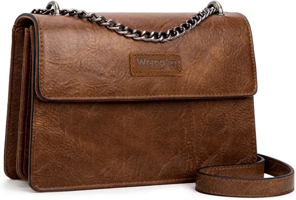 Wrangler Crossbody Purse for Women Shoulder Bag Vintage Wallets