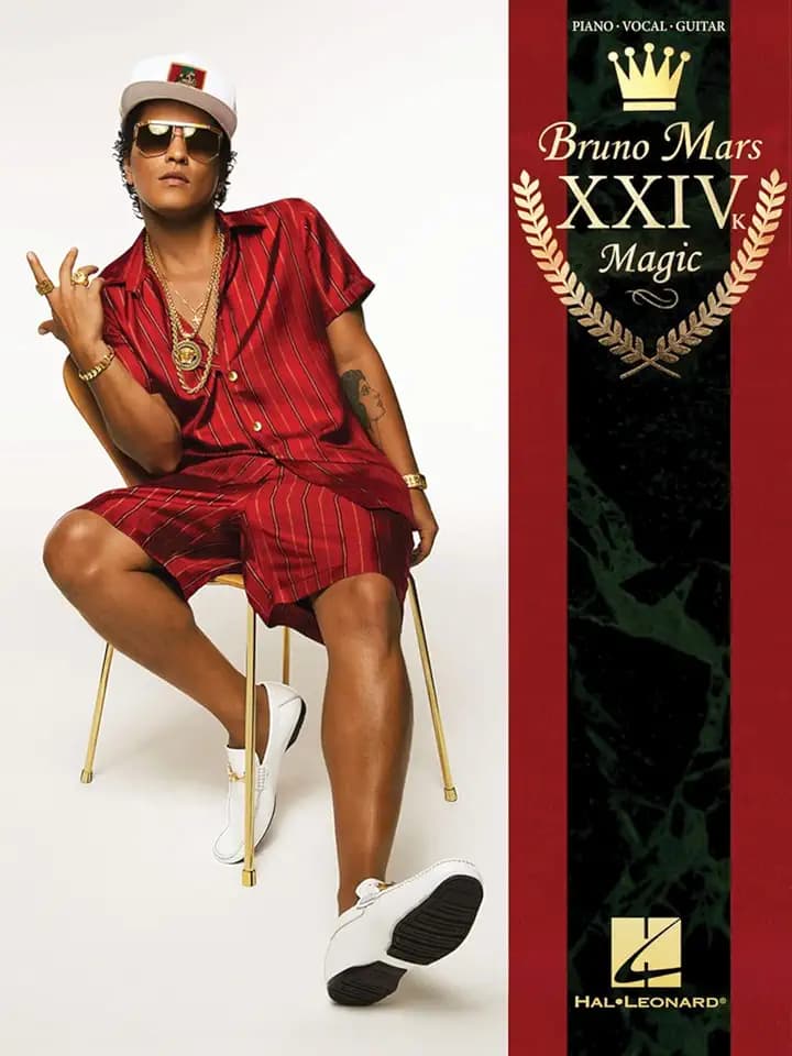 Bruno Mars: 24K Magic - PVG (Pianovocalguitar a)
