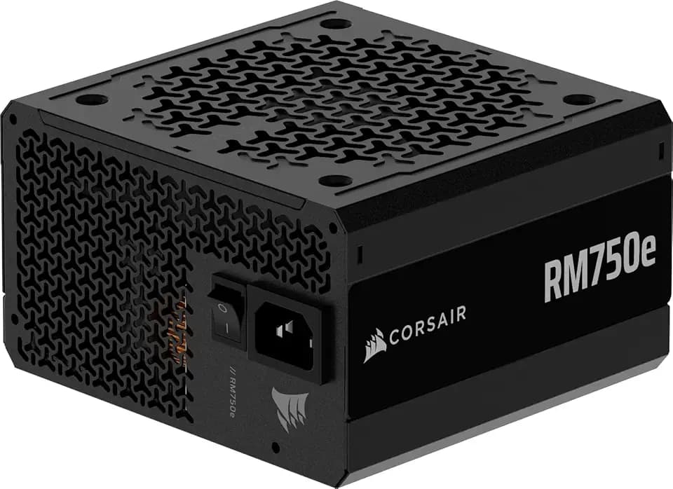 CORSAIR RM750e ATX 3.1 PCIe 5.1 Ready 750W Power Supply – Black
