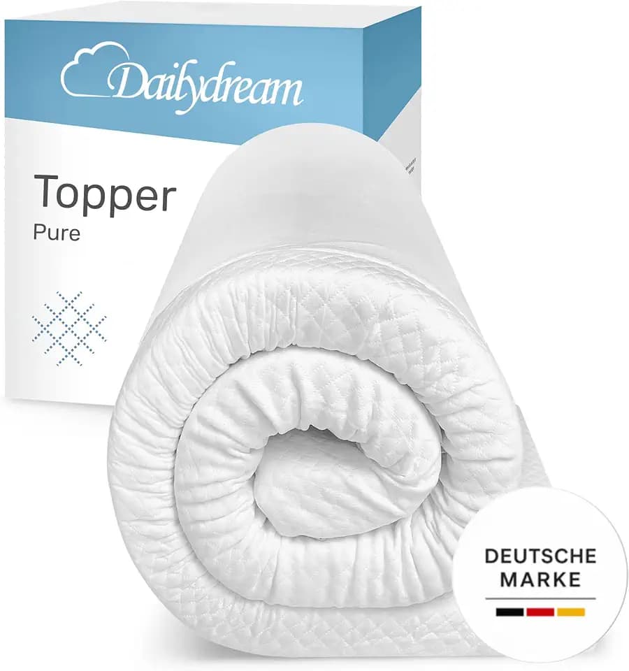 Dailydream Topper 140x200cm aus Memory Foam, 5 cm hoch