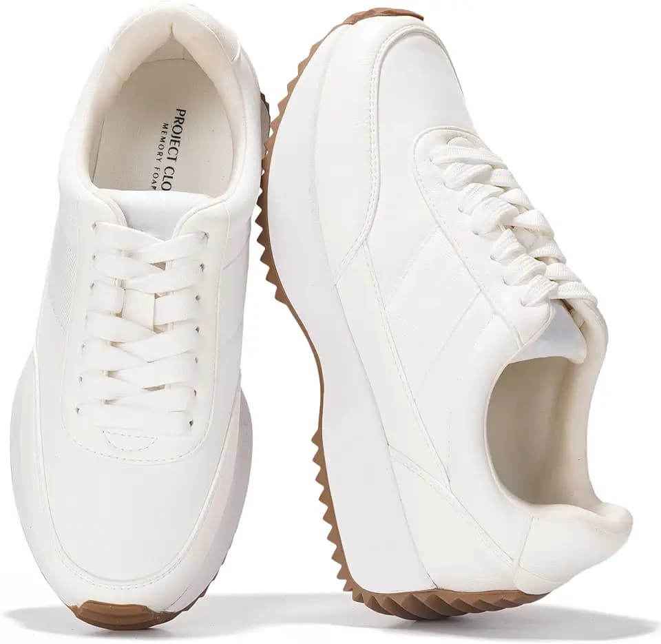 Project Cloud Lace Up Fashion Sneakers for Women Lightweight Womens Shoes