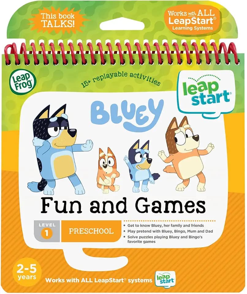 LeapFrog LeapStart Bluey Fun and Games