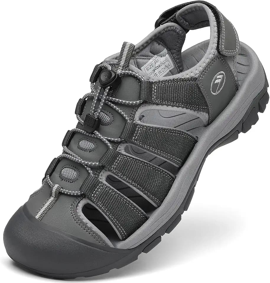 FLARUT Sandalen Herren Outdoorsandalen Trekkingsandalen Sommer