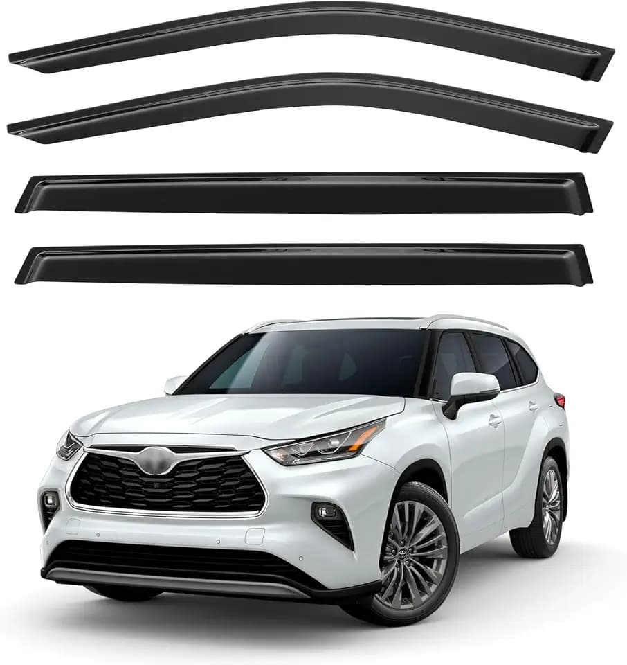 Window Visors Rain Guards for 2020-2026 Toyota Highlander