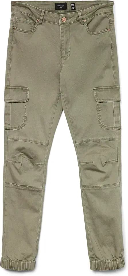 VERO MODA Damen Jeans Hose Stretch Denim Jogger Pants Cargo Stoffhose VMIVY