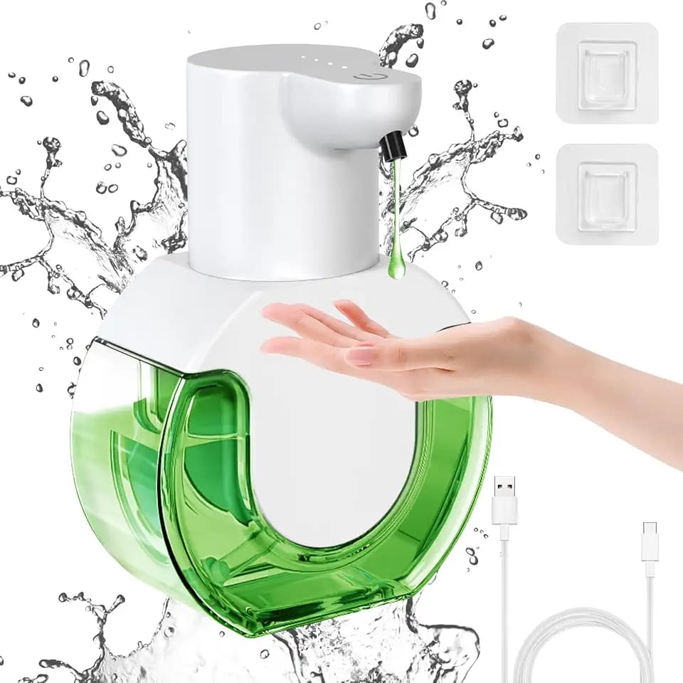 Cuteefun Seifenspender Automatisch, 430ml Elektrischer Flüssigseifenspender