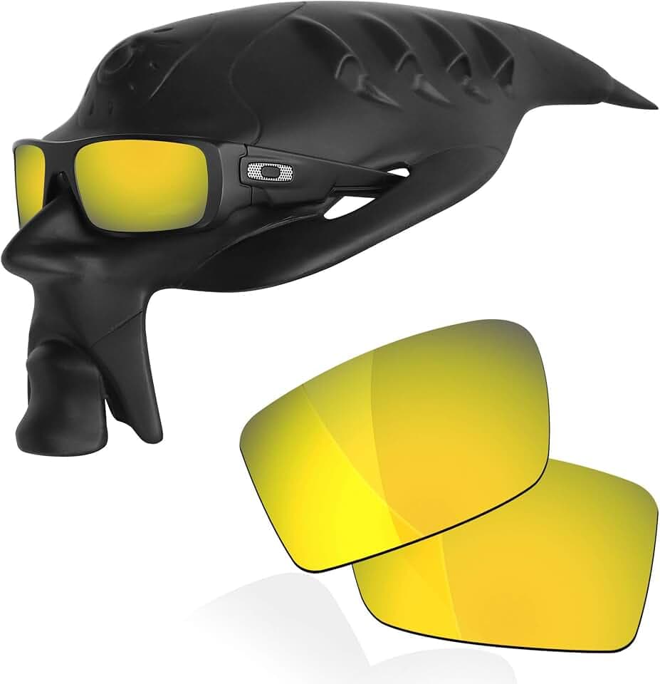 Polarized Lenses Replacement for Oakley Crankshaft OO9239 Sunglasses - Racing Gold