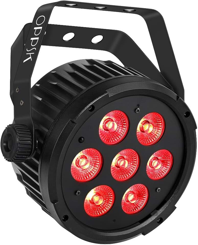 70W 7LED RGBWA Stage Par Lights by Remote & DMX Control