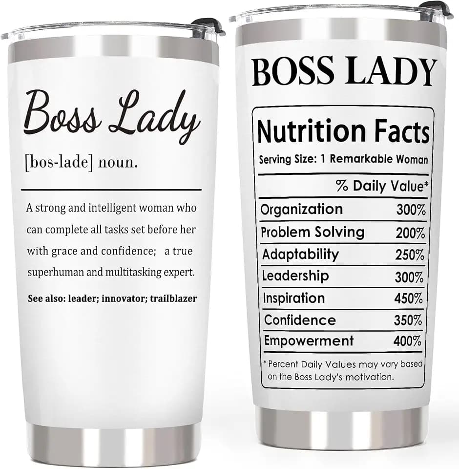 Breezy Valley Boss Lady Tumbler, Boss Day Gifts, Boss Lady Gifts for Women
