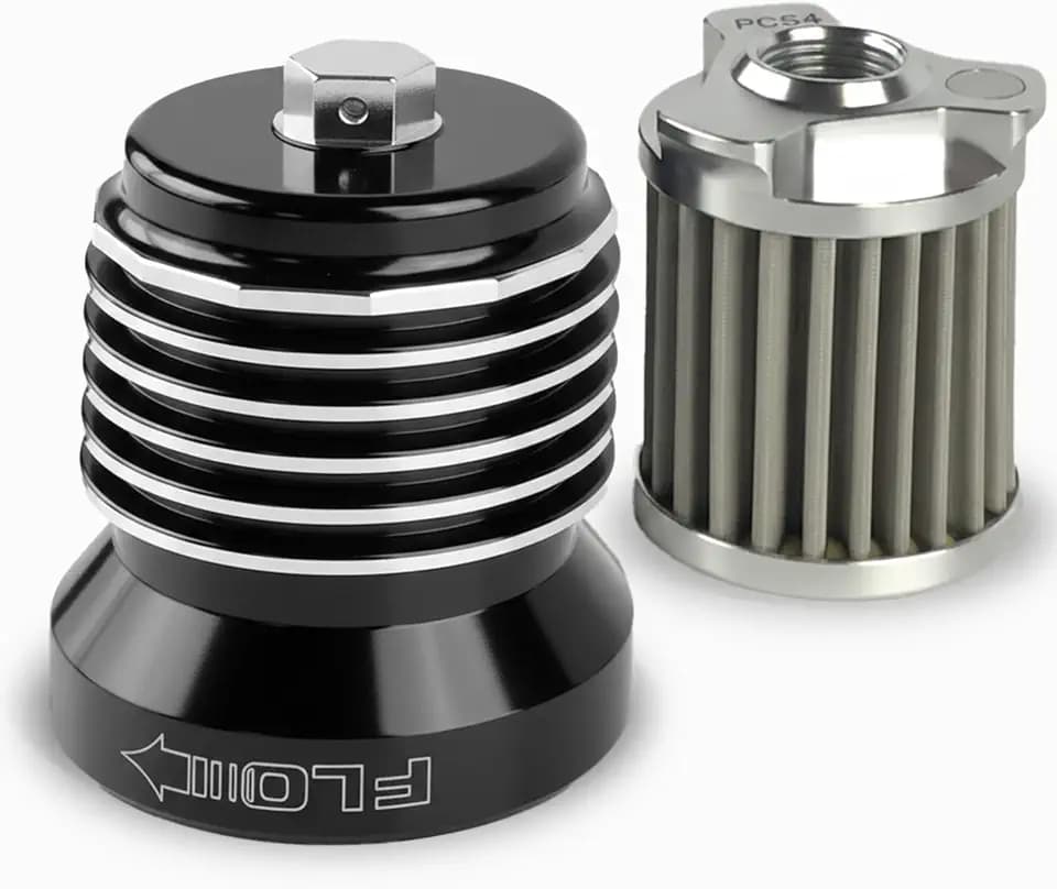 PC Racing FLO PCS4BC Reusable Harley Oil Filter Black Spin-On