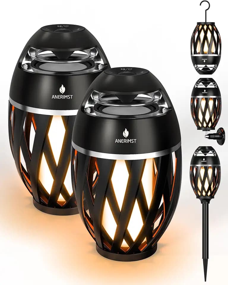 Outdoor Speakers with Light, Multi-Sync up to 100 Speakers, Gifts for Men