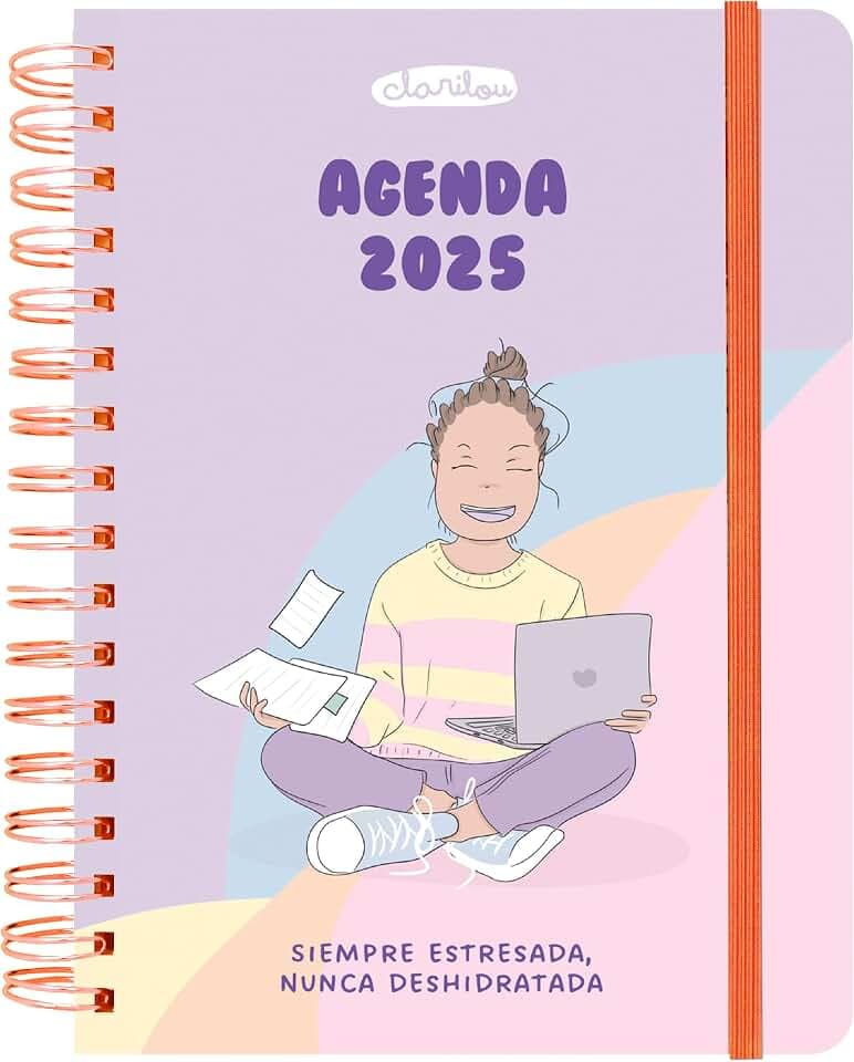Agenda anual semanal 2025 Clarilou (TANTANFAN)