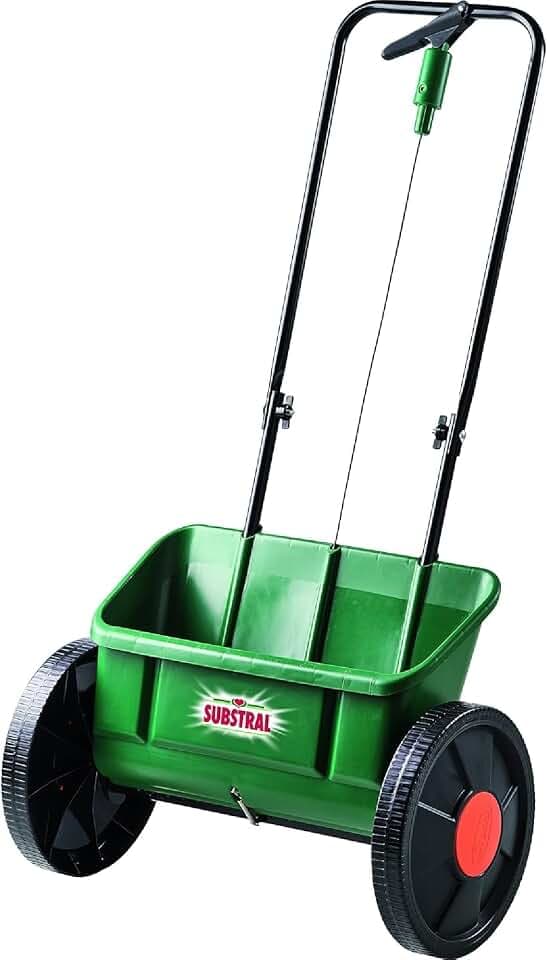 Substral EvenGreen Streuwagen für Dünger, Rasensamen & Kalk, 11 l