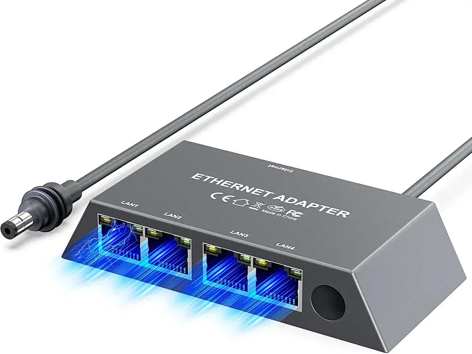 Multi Ports Ethernet Adapter for Starlink Standard 4X/ Gen 3/ Starlink Mini