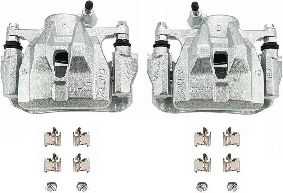 19B3434 19B3435 Front Brake Caliper Assembly With Bracket for Toyota Corolla 2009-2019, Toyota Matrix 2009-2014, Pontiac Vibe 2009-2010, Scion xD 2008-2014, left & right