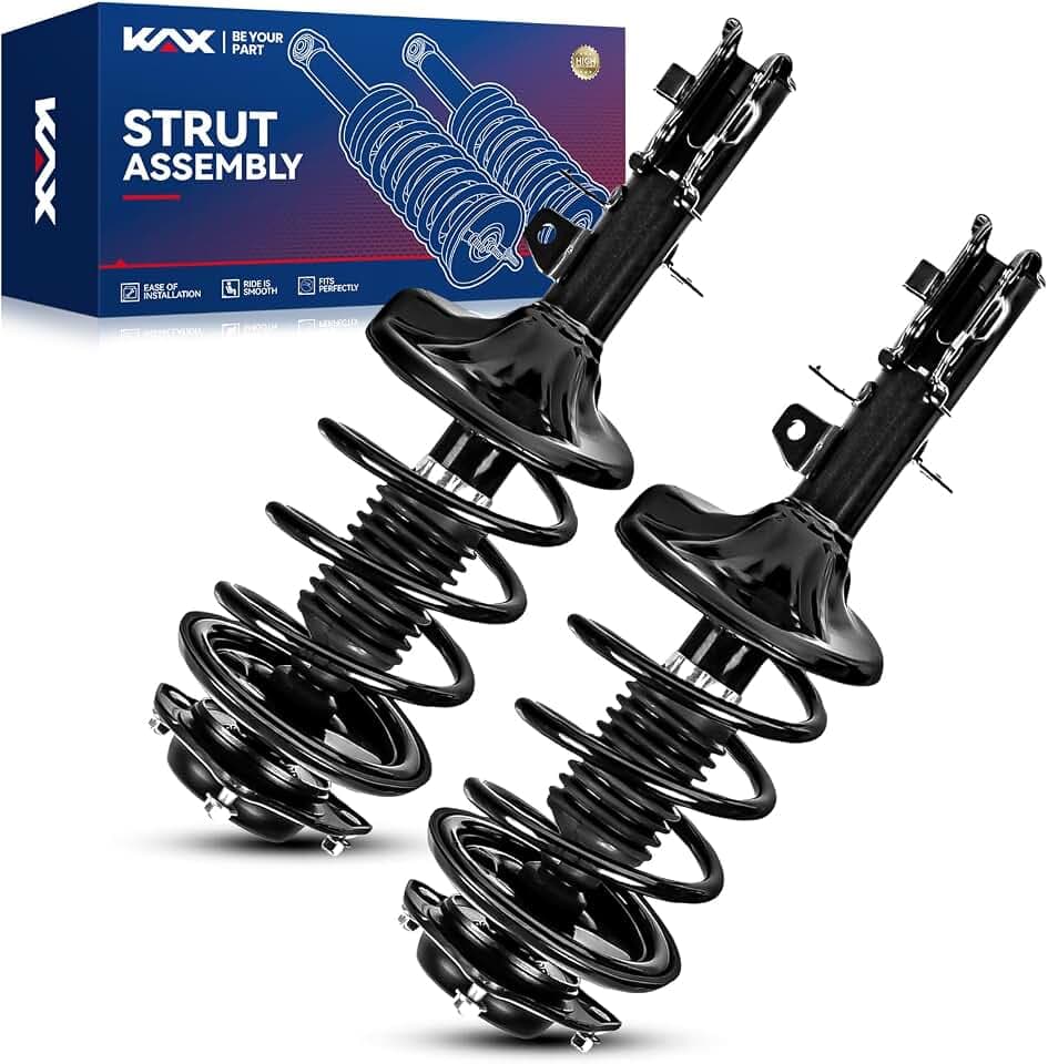 KAX Front Quick Struts for Kia Spectra 2004-2009, Kia Spectra5 2005-2009 Front Shocks Complete Struts Assembly with Coil Spring Set of 2, Replace 172301 172302